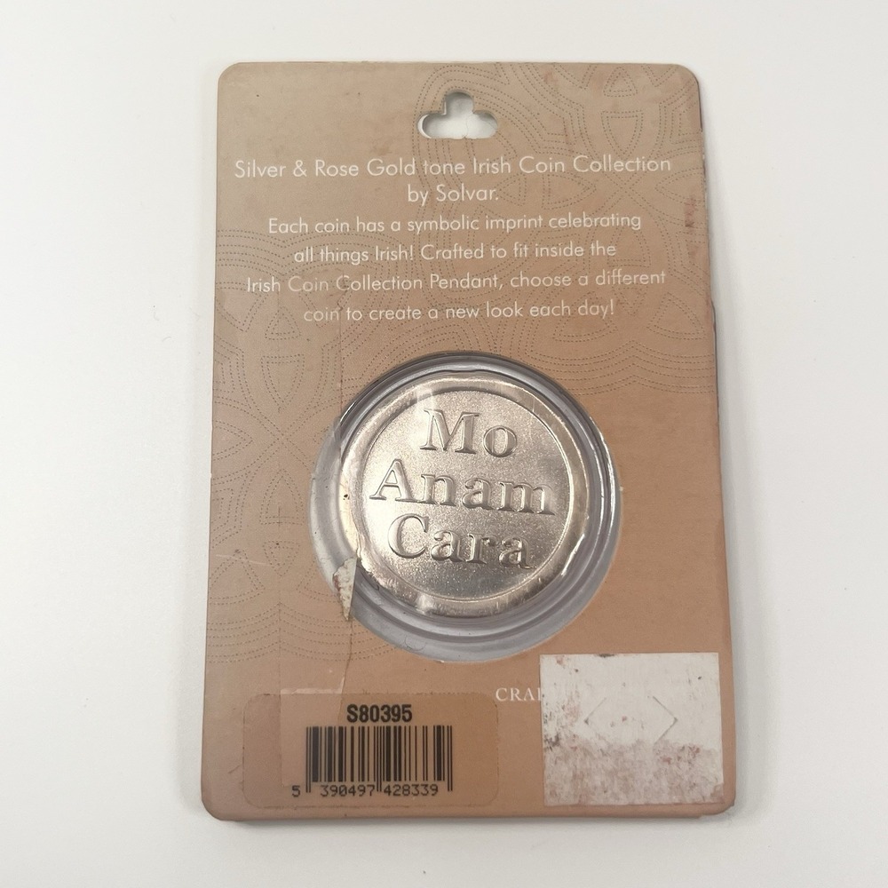 3 Set Tara Ireland Irish Coins Claddagh, Trinity & Celtic Knot Silver Rose Gold - Picture 3 of 13